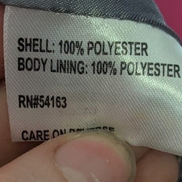 Calvin Klein Trench Coat Womens XS Hot Pink Preppy Coquette Epaulette Statement - Picture 6 of 8